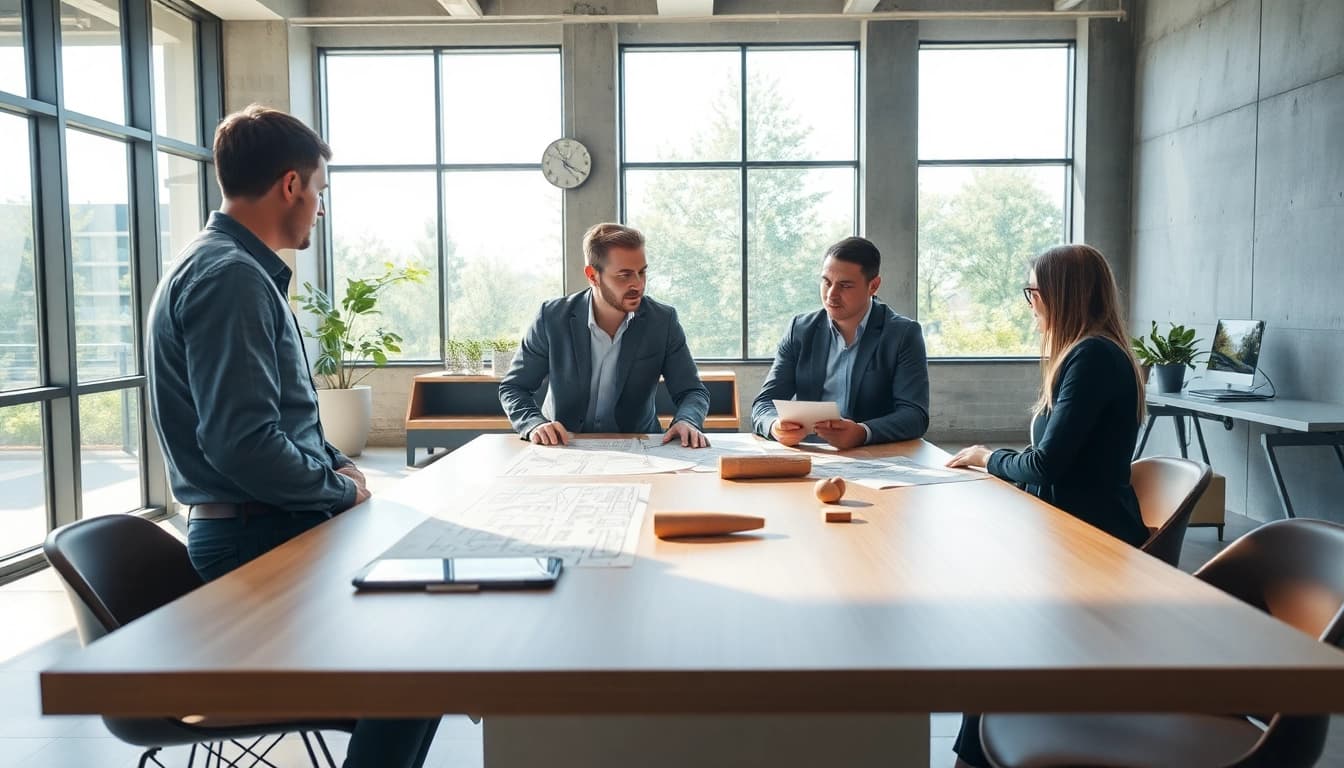 Enhance your project with Architectural consultation Boston's expert guidance in a welcoming office setting.