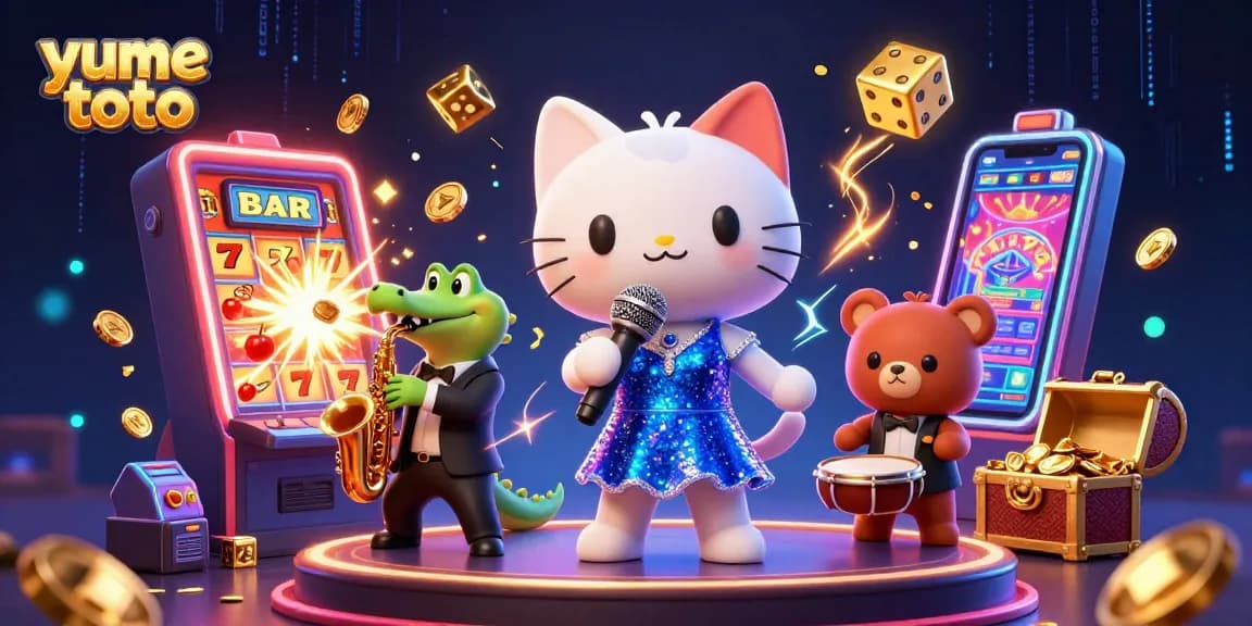Menangkan angka JP di Yume Toto dengan ilustrasi kasino yang seru dan penuh warna.