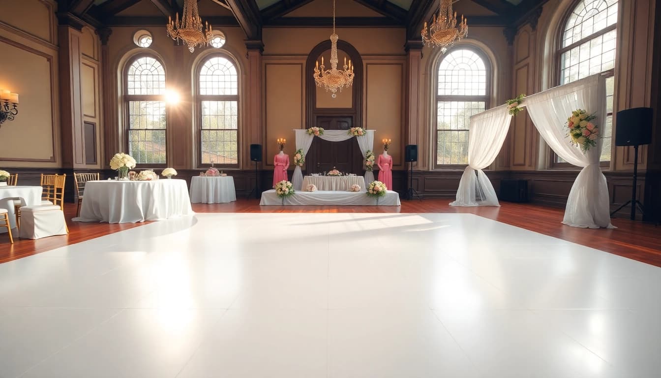 Weddings in a stunning wedding event space Jacksonville with elegant decor and joyful atmosphere.