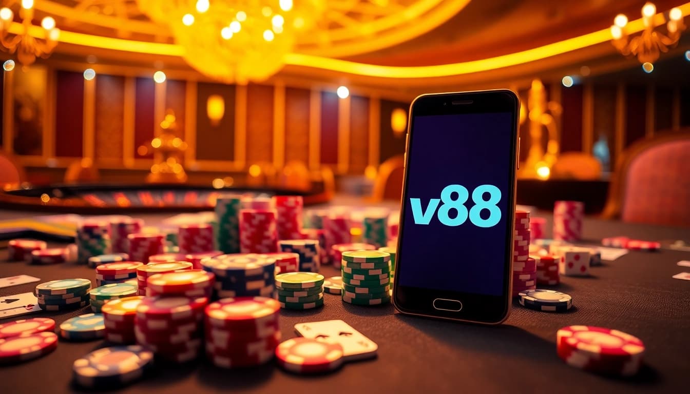 Experience the excitement of gambling with the W88 link displayed on a modern online interface.