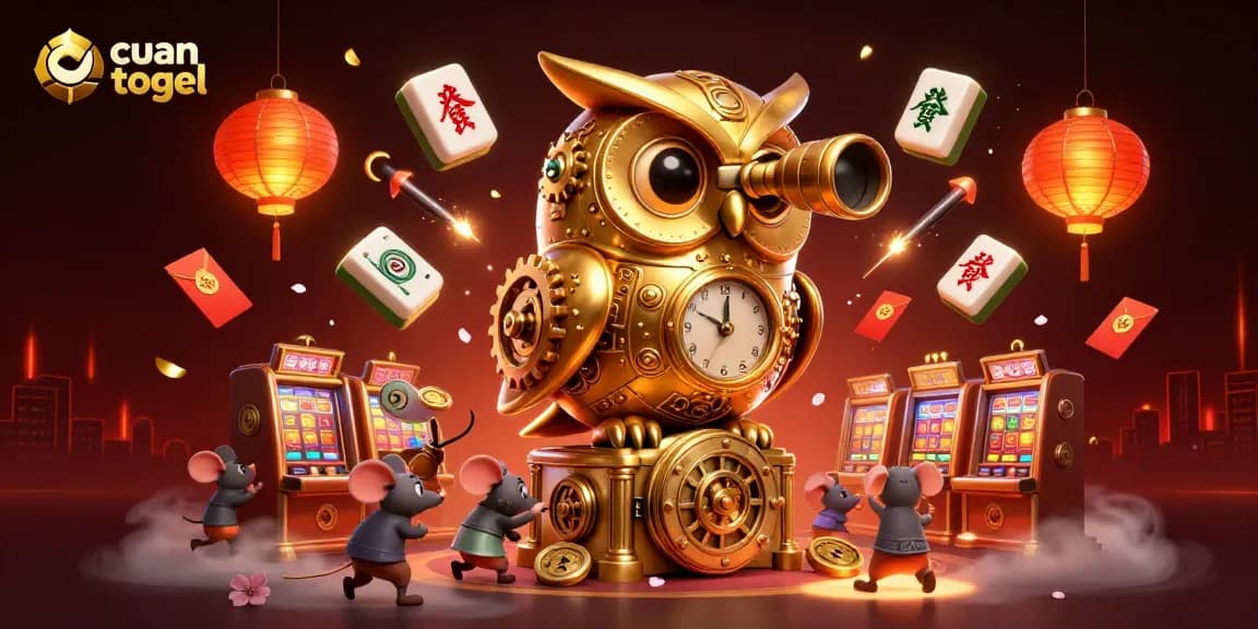 Experience thrilling cuan togel excitement with lively casino characters and festive elements.