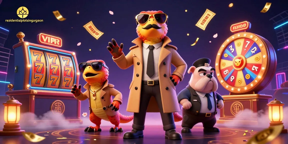 Raih jackpot menarik di residentialplotsingurgaon dengan raptor lucu dan elemen kasino yang menghibur.