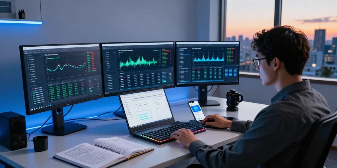 Mining Bitcoin online in a professional workspace with advanced crypto tools and a digital wallet.