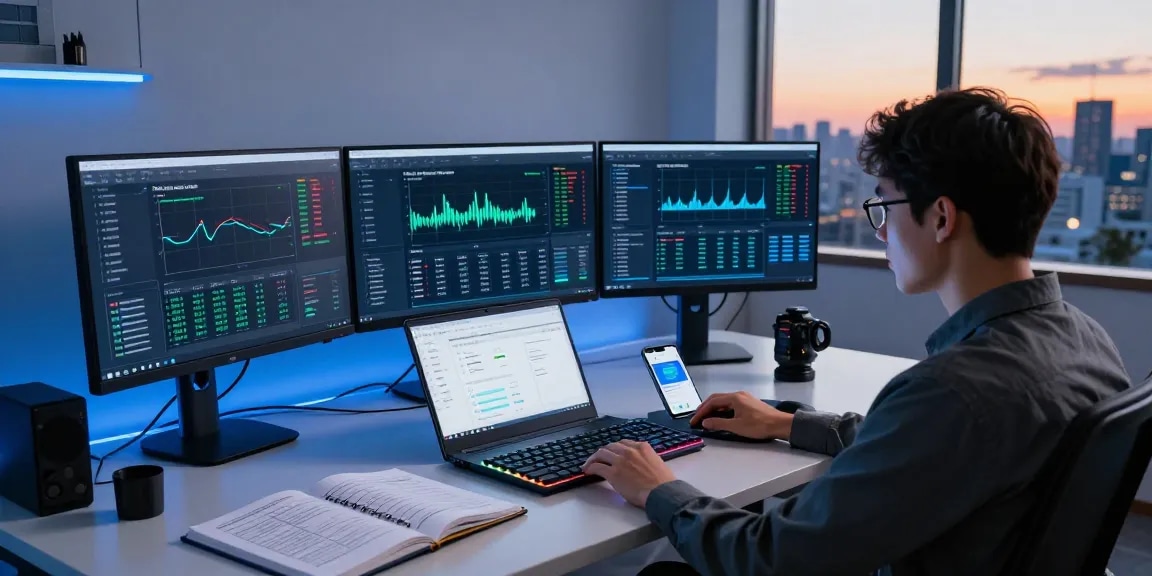 Mining Bitcoin online in a professional workspace with advanced crypto tools and a digital wallet.