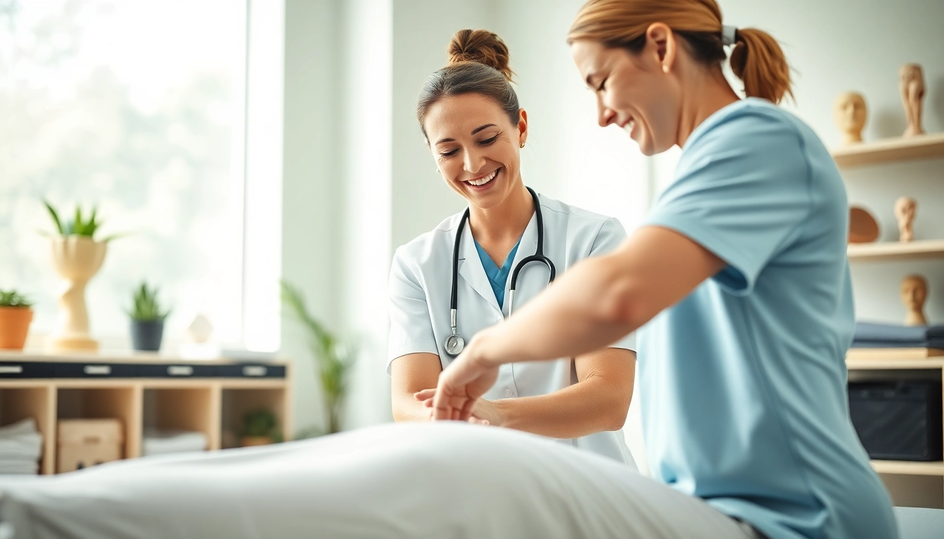 Movenetics physiotherapy session demonstrating hands-on treatment with dedicated professionals.