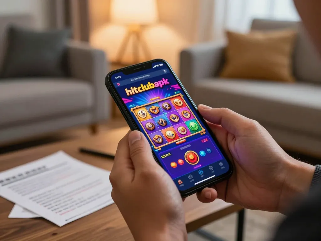 Engaging gameplay on hitclubapk mobile app showcasing colorful slot game action.