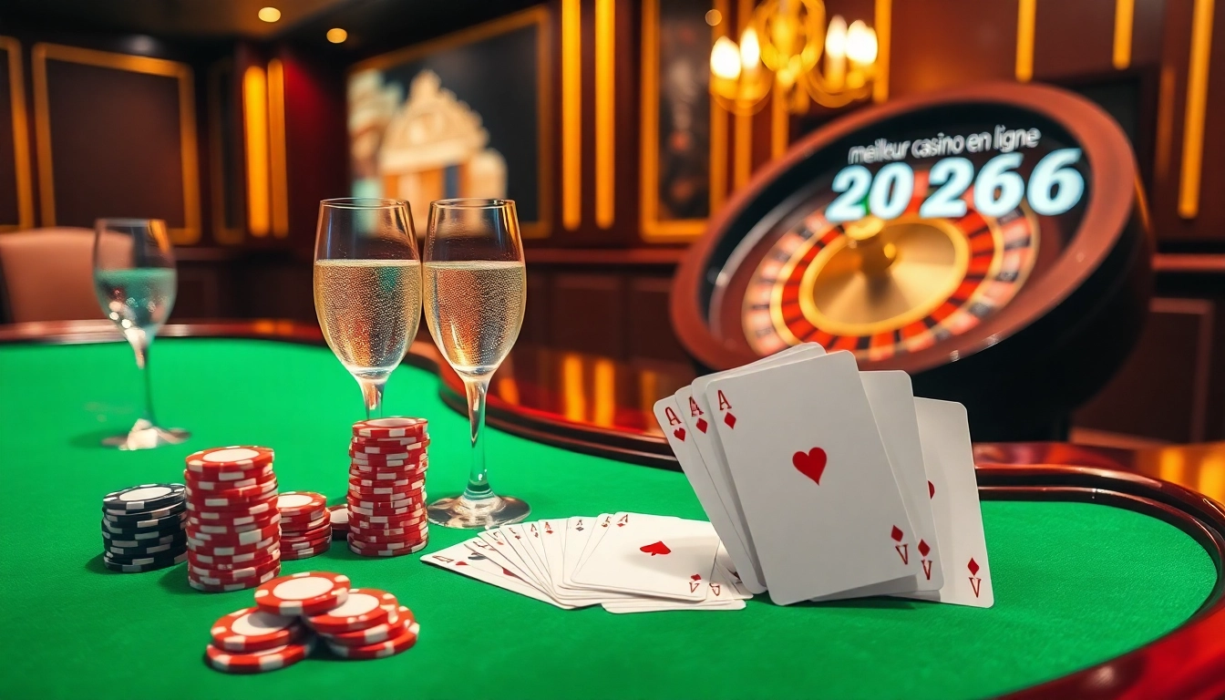 Vivez l'excitation du meilleur casino en ligne 2026 avec des tables de poker luxueuses, des jetons vibrants et une adrénaline de jeu à enjeux élevés.