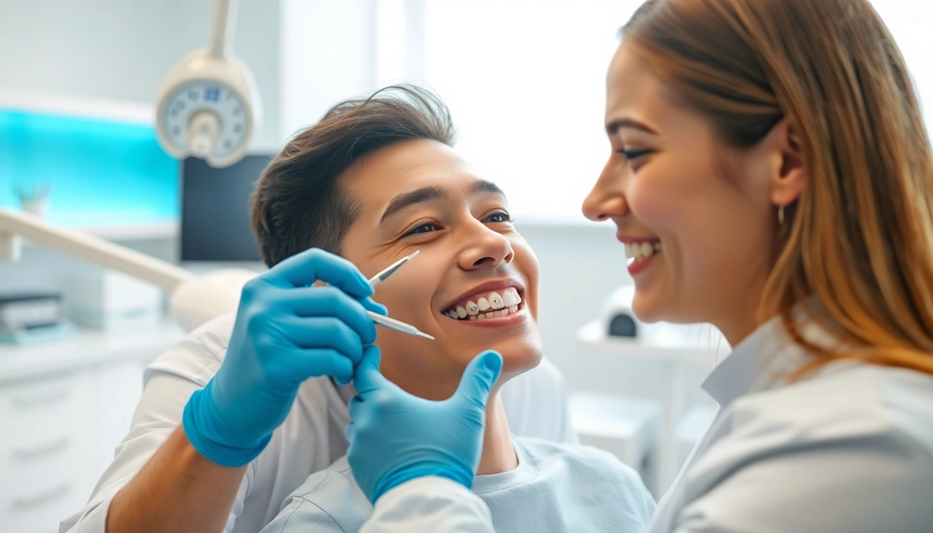 Assessing treatment at level orthodontics north in a bright, modern office with an orthodontist and patient.