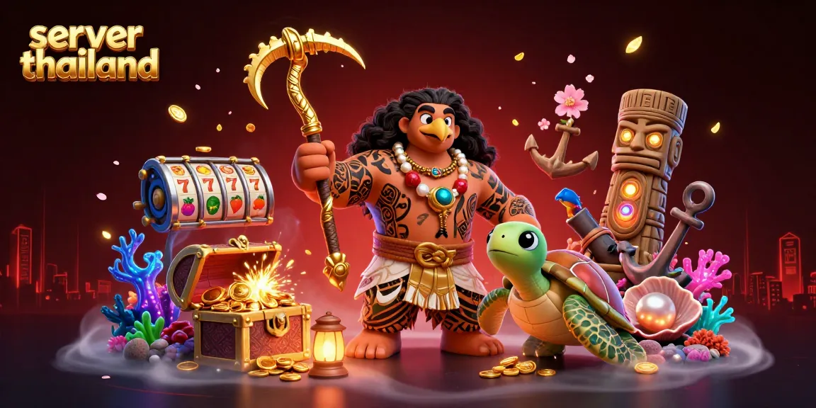 Engage with dynamic casino action featuring server thailand in a vibrant and rich underwater scene.