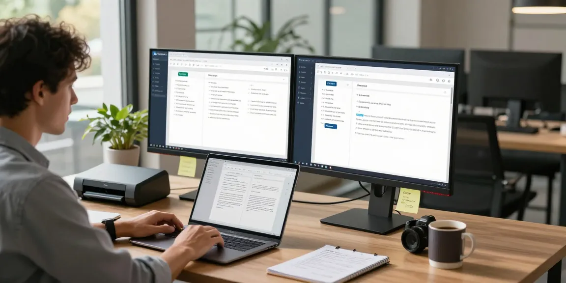 Analyze PDF documents to detect fraud receipt using advanced AI technology in a modern workspace.