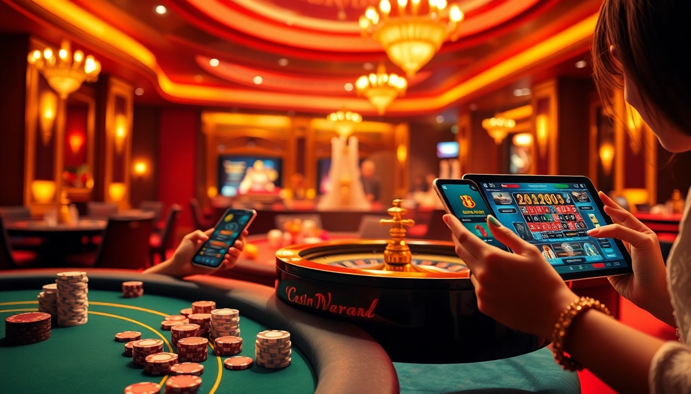 Experience the excitement of bk8thai ทางเข้า with players immersed in an innovative online casino environment.