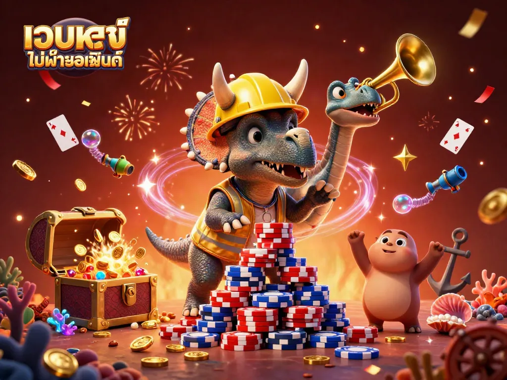 เกมสล็อตเว็บตรงไม่ผ่านเอเย่นต์ มีชิปโป๊กเกอร์และฉากฉลองสุดสร้างสรรค์