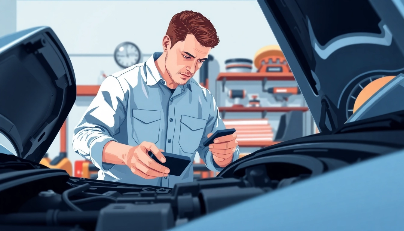 Discover mechanical breakdown coverage alternative with a mechanic inspecting an engine in a professional garage.