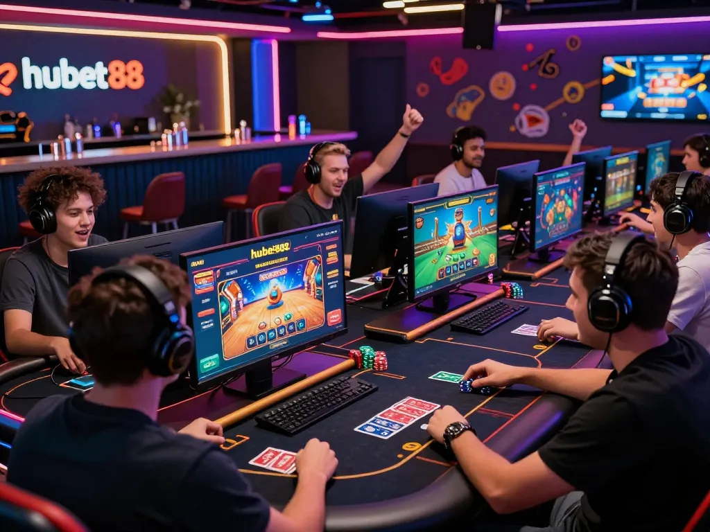 Exciting hubet88 online gaming environment with players engaging in dynamic casino experiences.