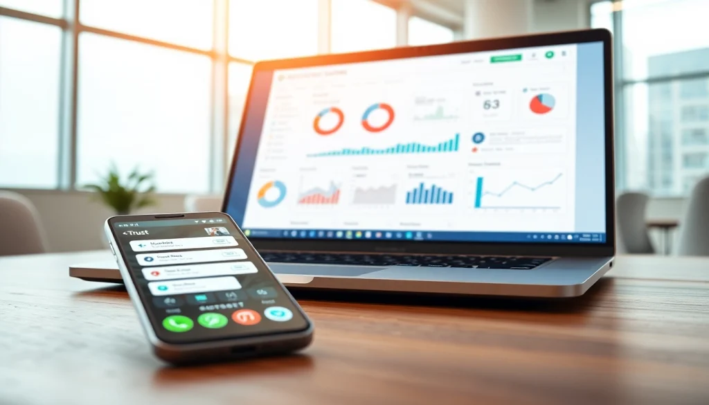 Optimize your social media strategy with the SMM reseller panel dashboard in a modern workspace.