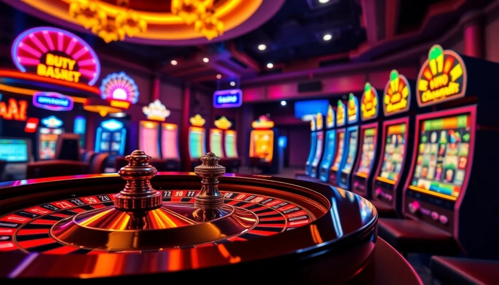 Experience the thrill of gambling with 'ink vao 12bet' in a luxurious casino setting.
