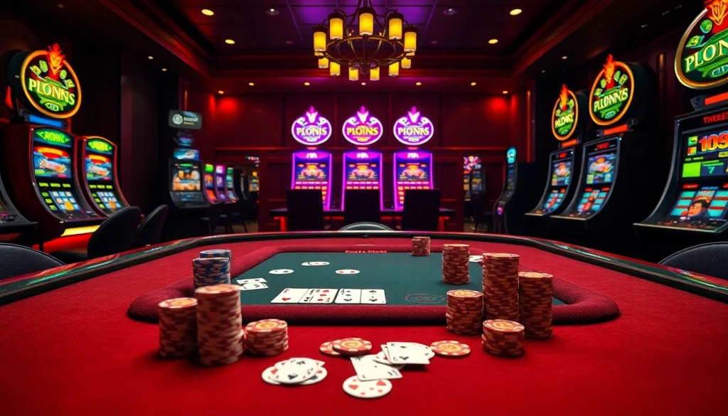 Engaging poker game at a luxury casino featuring elements of the hidden wiki for a unique gambling experience.