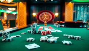 Experience strategic gameplay at hay.win with excitement around poker chips and roulette wheels.