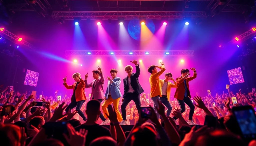 BTS news highlights energetic live performance showcasing band's dynamic choreography.