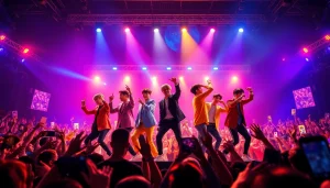 BTS news highlights energetic live performance showcasing band's dynamic choreography.