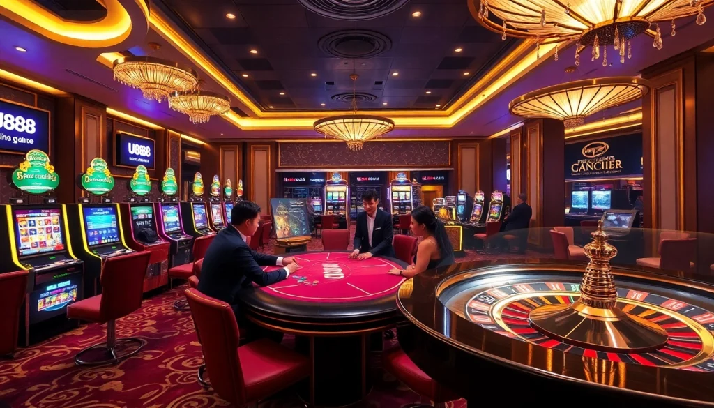 Experience the excitement at Trang chủ U888 with high-stakes poker and vibrant slot machines.