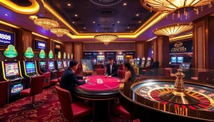 Experience the excitement at Trang chủ U888 with high-stakes poker and vibrant slot machines.