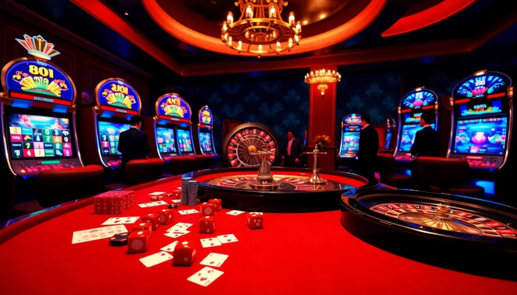 Vivez l'excitation d'un casino fiable en ligne avec des tables dynamiques, des machines à sous vibrantes et des joueurs élégants.