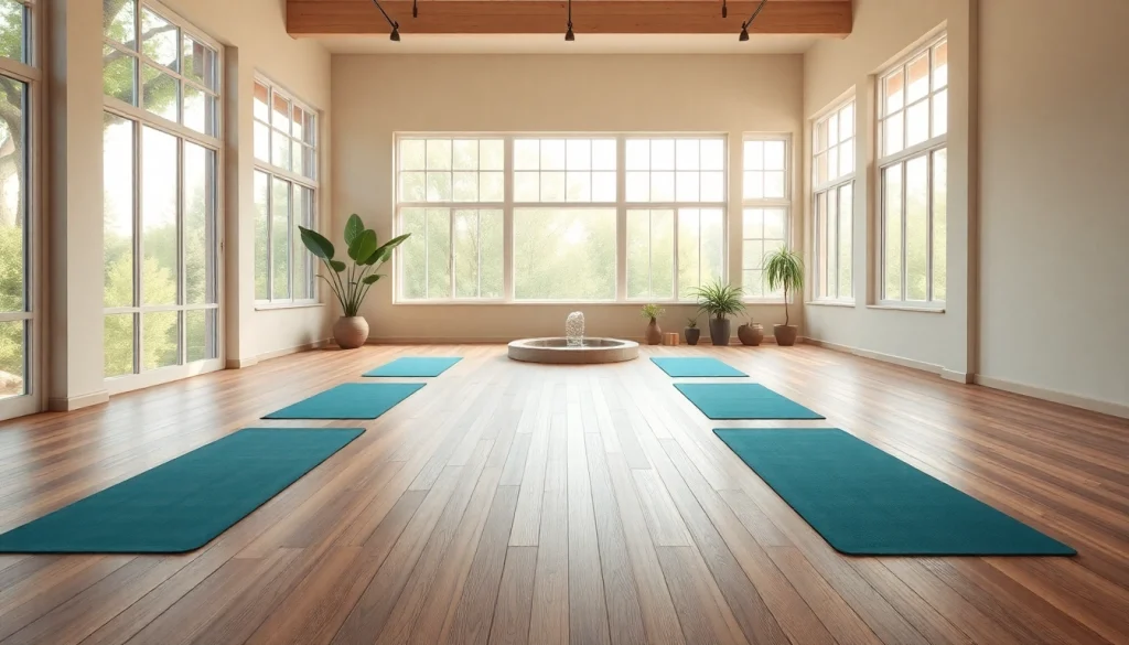 ホットヨガ おすすめ 静かなスタジオ環境にマットと自然光