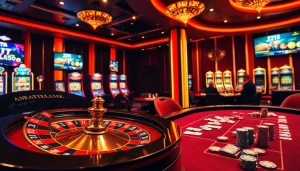 Découvrez l'attrait d'un casino fiable en ligne avec des joueurs profitant des cartes et de la roulette.