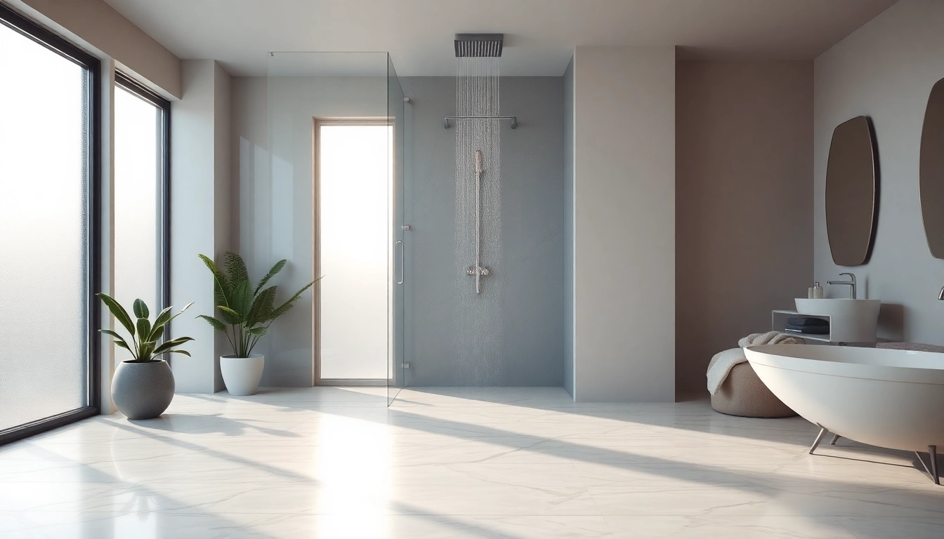 Experience luxurious designs of elegant showers Australia in modern bathroom settings.