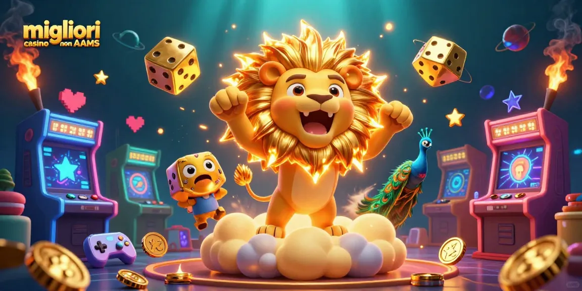 Migliori casino non AAMS con slot vivaci e simboli d'azzardo che offrono vincite entusiasmanti